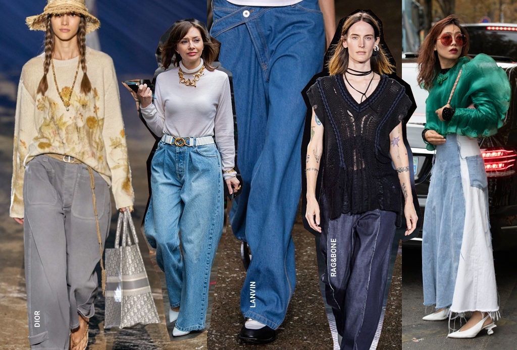 Самые модные джинсы весны 2020 – широкие