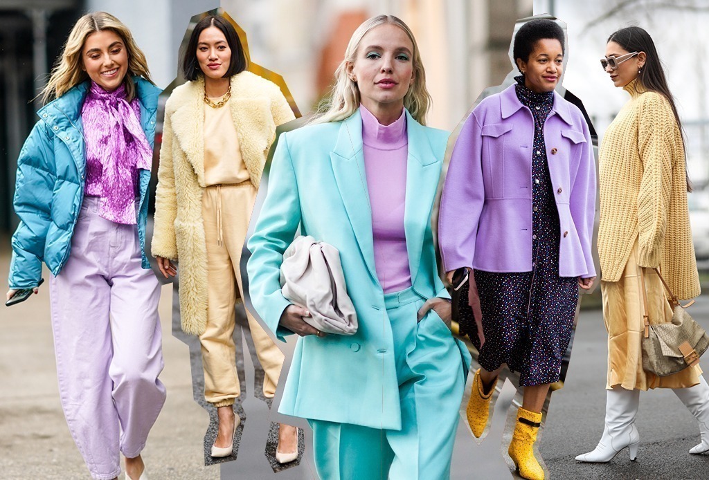 Пастельные оттенки  – тренд стритстайла Недели моды в Нью-Йорке