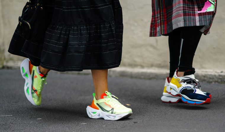 Модные кроссовки - неделя моды в Милане