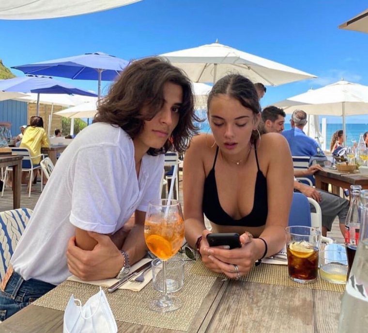 Дева Кассель и Лука Саландра