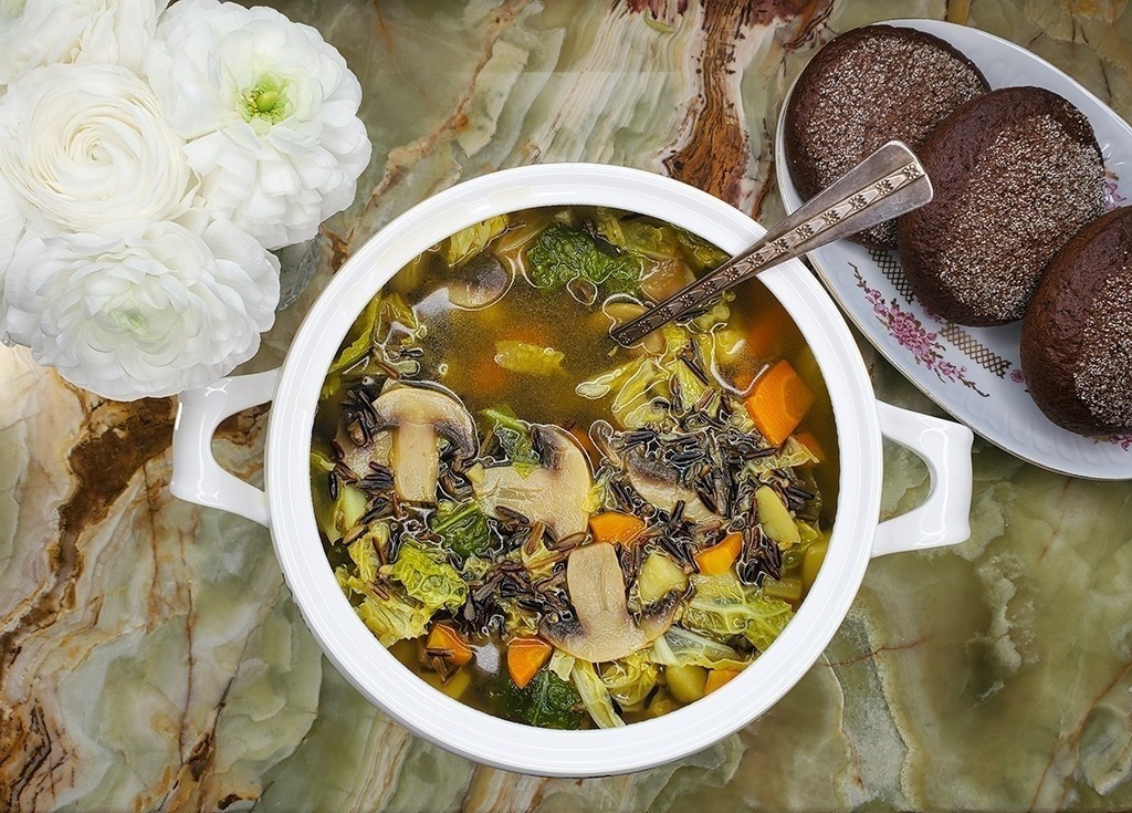 Осенний суп из сезонных овощей – для худеющих и не только